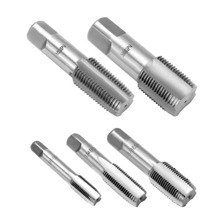 QWORK® Lot de 5 Tarauds a Filetage en acier