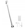 QWORK® Barre de fixation pour paroi de douche - acier inoxydable 304-40 cm de longueur - Convient au verre de 8 à 12 mm d'épaiss