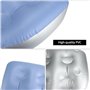 QWORK® 2 Pièces Coussin de Siège Gonflable, Coussin Spa, Coussin Baignoire avec 4 Ventouses