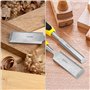 QWORK® 6 Pièces Ciseaux à Bois, Ciseaux Set 6 mm/12 mm/19 mm/25 mm/32 mm/38 mm, pour Travail du Bois et Sculpture