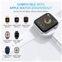 Chargeur pour Apple Watch, Câble de Charge Magnétique USB C pour iwatch, Station de Recharge de montre Portable Sans FilCcompati