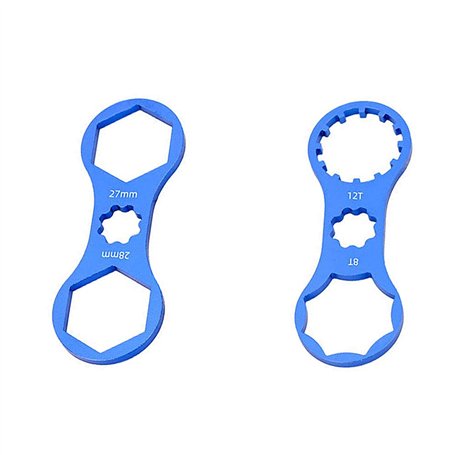 Mimoke Capuchons de Fourche Avant de vélo Retirer Installer Une clé Outil de Suspension pour XCR/XCM/XCT/RST MTB