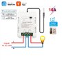 Tuya app Remote Control 16A Smart Switch with Energy Monitor