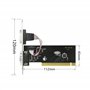 CERRXIAN Adaptateur de carte d'extension PCI vers 2 ports série DB9 vers 2 ports COM série série RS232