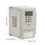 1 x Courant Alternatif 220 V Variable - Transducteur de fréquence VFD 1,5 KW - Réducteur de fréquence réglable pour réglage de l