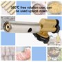 Torche à Gaz Chalumeau de Cuisine Torche de Soufflage de Flamme Pistolet pour Cuisson Barbecue Camping Randonnée Soudage, Tempér