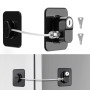 Lot de 2 verrous de réfrigérateur avec clé