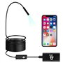 BEVA Endoscope WiFi Inspection Caméra Mégapixels HD Caméra Endoscopique Semi-Rigid Flexible Caméras d'Inspection avec Le Câble d