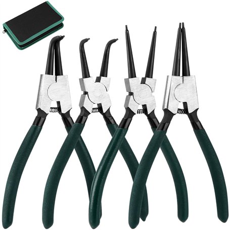 LEAZZLE Set de 4 180mm Pince Circlips