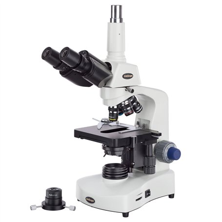 40 x 40 x -2000 X 3 W LED Microscope trinoculaire Darkfield et Brightfield composé microscope