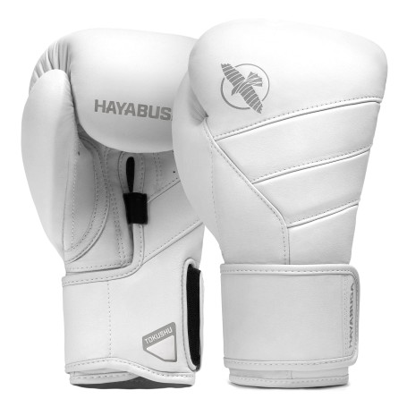 Hayabusa Gants de Boxe T3 Cuir Kanpeki Full Blanc - 16 oz