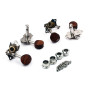 Alnicov Piquets de réglage Mécaniques 2R2L accordeurs avec bouton de réglage en bois pour ukulélé 4 cordes guitare