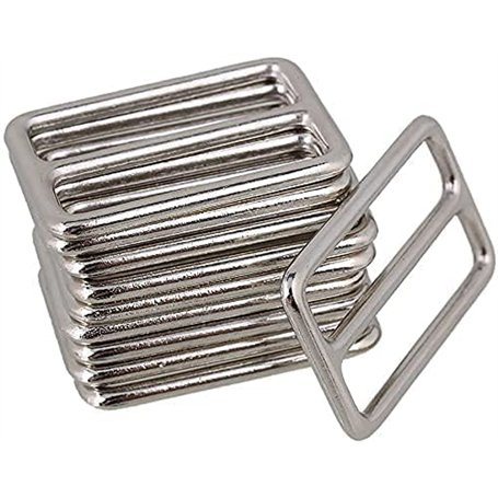 Namvo Kit de 10 boucles de glissière tri-Glide en métal de 25 mm