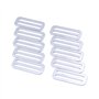 Namvo Lot de 10 boucles coulissantes en métal de 50 mm pour boucles de ceinture et sacs de ceinture