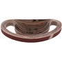Lot de 24 bandes abrasives en tissu - 13 x 457 mm - Grain 40 - Compatible avec les limes à bande - Papier abrasif - Bande abrasi
