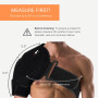 NatraCure 16032 Support d'épaule universel avec compression chaude et froide pour épaule gauche/droite, pour les entorses, les f