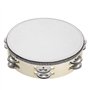 2 cm avec grelot en métal à double rangée (bois) – Tambourin à percussio