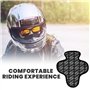 Nizirioo Rembourrage Casque Moto, Doublure De Casque Moto, Rembourrage en Mousse De Remplacement pour Casques Protection De Casq