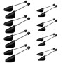 Lot de 8 paires de tendeurs pour chaussures, forme en plastique, arbre à chaussures avec ressort en acier, convient pour bottes 