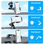Auto Universel Ventouse Réglable Support Rotation 360° et Un Bouton de Libération pour Smartp