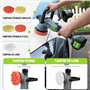 WORKPRO Polisseuse de Voiture sans Fil 20V, Polisseuse Orbitale sans Balais à Double Action, 7 Vitesses (2000-5000 tr/min), Poig