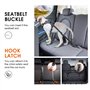 Ceinture SéCurité Chien Voiture, Laisse Voiture Reglable Nylon Durable Laisse Chien Voiture 50-80cm, avec Double sécurisé Mousqu