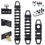 Opaltool 3pcs Aluminium Compatible M-Lok/Rail Picatinny Keymod 3-Slot 7-Slot 11 emplacements Slot M-Lok/Section Keymod Picatinny