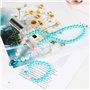 Hifot Bijoux Enfants Petites Filles Sac à Main en Peluche Collier Bracelet Boucles d'oreilles Bague Pinces à Cheveux Set, Robe P