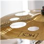 Meinl Cymbals HCS Cymbale Trash Crash 18 pouces (45,72cm) avec Trous – pour Batterie – Finition Traditionelle en Laiton, fabriqu