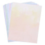 96 feuilles de papier aquarelle décoratif pour imprimante 21,6 x 27,9 cm – Format lettre double face pastel papier cartonné pour