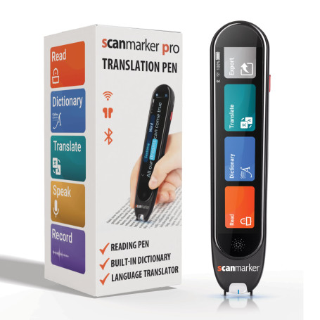 Scanmarker Pro | Stylo de Traduction et de Lecture | Outil d’Aide pour la dyslexie