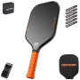 GOTWAH P1 Raquette de pickleball en fibre de carbone 3K + surface T700