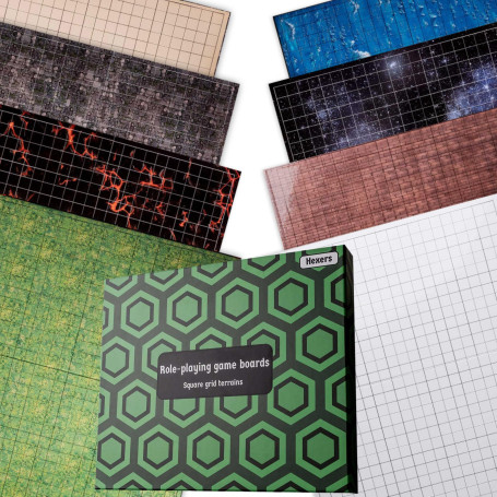 Hexers Role-Playing Game Board