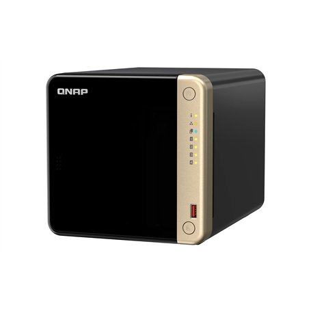 QNAP TS-464-8G-US NAS de Bureau Haute Performance à 4 Baies avec processeur Intel Celeron Quad-Core
