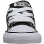 Converse Mixte enfant Chuck Taylor All Star Core Ox Chaussures de Fitness, Noir, 23 EU
