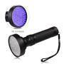 LEDGLE Lampe de Poche UV Lampe de Torche 100 LEDs Ultra Violet pour Animal Domestique d'urine Détecteur de Taches-Noir