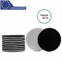 Glass Polish Lot de 10 tampons de Polissage Pro en Feutre pour Polissage du Verre à l'oxyde de cérium, élimination des Rayures e