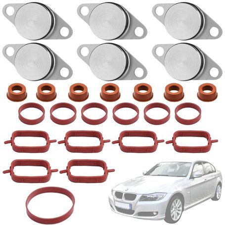 Twowinds - Bouchon Collecteur Admission (22mm) Compatilbe avec BMW E38 E87 E46 E91 E93 E39 E60 E64 E65 E66 E67 E70 E72 - Supprim