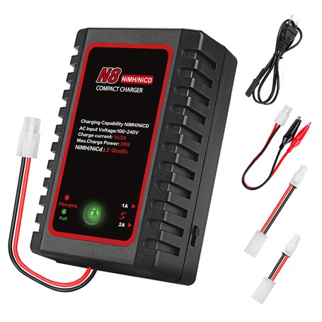 HTRC Chargeur Nimh pour Batterie Nimh/NiCD (2-8s)