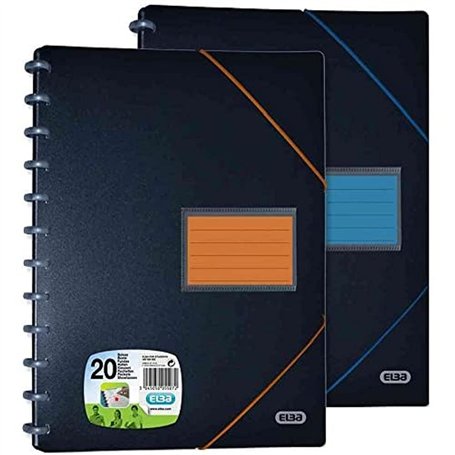 Elba Porte-documents A4 Assortis Lot de 10