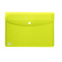 Oxford Lot de 5 pochettes en plastique transparent A6 5 couleurs