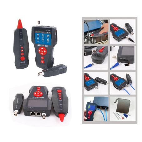 KALEA-INFORMATIQUE Testeur Professionnel pour câble réseau RJ45 RJ11 USB BNC. Pour : Mesure