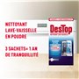 Destop Nettoyant Lave Vaisselle Anti Calcaire Sachet Extra-Concentré - 3 Sachets