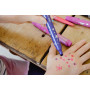 BIC Kids - Kit pour tatouages temporaires : stylos, pochoirs et tampons à encre sans parfum testée sous contrôle dermatologique 