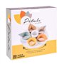 Table Passion - Service aperitif petale 7 pc d34cm
