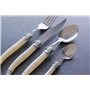 Laguiole Production - Ménagère 24 pièces - Set de couverts de table acier inox et ABS pour 6 personnes - Présentation coffret ca