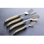 Laguiole Production - Ménagère 24 pièces - Set de couverts de table acier inox et ABS pour 6 personnes - Présentation coffret ca