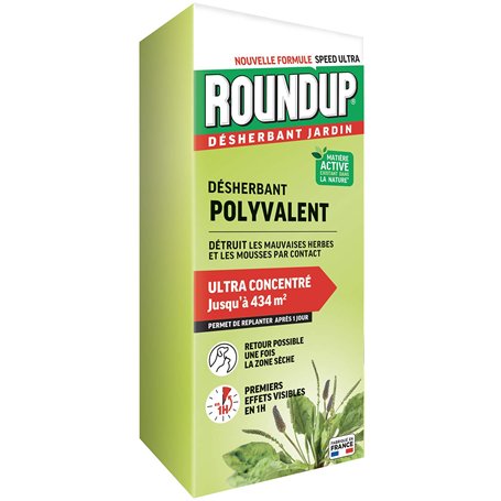 Roundup Désherbant Concentré Multi-usages 1L