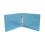 Exacompta - Réf. 51092E - Classeur semi-rigide PP Crystal - 2 anneaux ronds diamètre 25 mm - Dos 35 mm - Dimensions extérieures