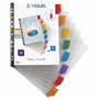 Viquel - Lot de 8 intercalaires personnalisables format A4 MAXI - RAINBOW CLASS - Onglets personnalisables